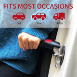 Car Handle Cane Vehicle Door Grab Bar Stand Assist Mobility Aid Tool Automotive Accessory for Children Elderly Black