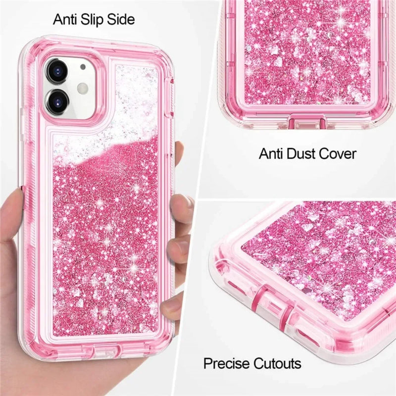 GlamGuard™ 3-in-1 Shockproof iPhone Case