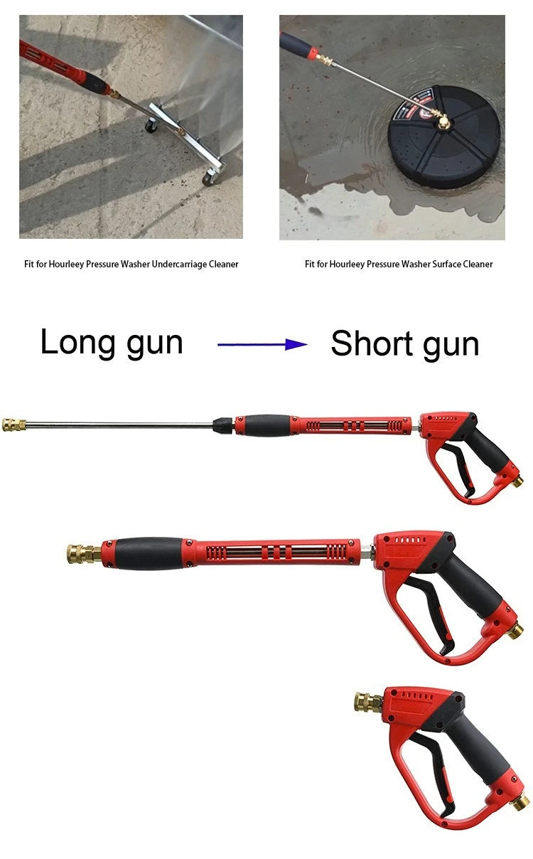 CleanMax™ Pure Copper High-Pressure Water Gun for Car Wash & Cleaning