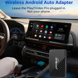 OTTOCAST® Android TV Box - Adaptateur CarPlay Sans Fil pour Voiture, Android Auto, YouTube & Netflix - Compatible avec 99% des Voitures