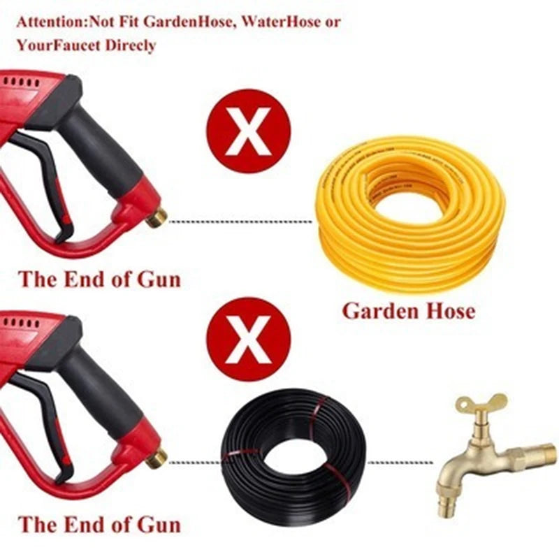 CleanMax™ Pure Copper High-Pressure Water Gun for Car Wash & Cleaning