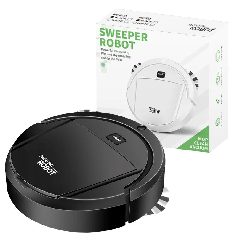 New Automatic Robot Vacuum Cleaner Smart Sweeping Dry Wet Cleaning Machine Charging Intelligent Vacuum Cleaner for Home