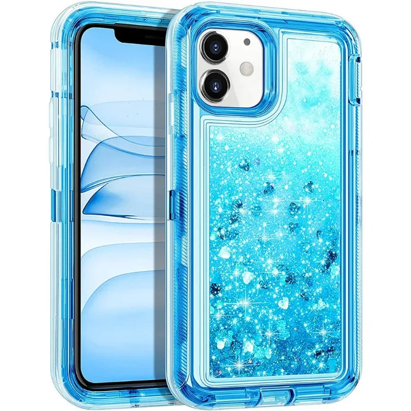 GlamGuard™ 3-in-1 Shockproof iPhone Case